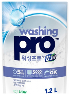 Средство для мытья посуды CJ Lion washing pro 1.2 л