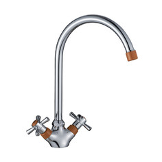 Кухонный смеситель для мойки Decoroom DR51028 Orange Style