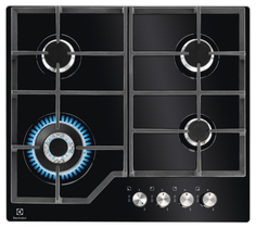 Встраиваемая варочная панель газовая Electrolux GPE363YK Black