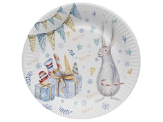 Тарелки бумажные Gratias Banny 230mm 6шт 4092614