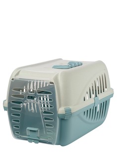 Контейнер для кошки, собаки Georplast Panzer 33x50x31см голубой, до 8 кг