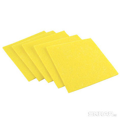 Салфетка вискозная универсальная 30*30см (5шт), 80гр/м2 Рыжий Кот 310216