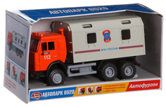 Грузовик МЧС со светом и звуком, Открываются Двери, Откидная Кабина 9119A Joy Toy