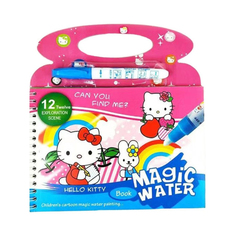 Многоразовая водная раскраска Magic Water с Hello Kitty, водный маркет в комплекте Wellywell