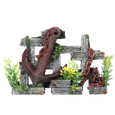 Декорация для аквариума AQUA DELLA Якорь, полиэфирная смола, 18х5,5х12,5 см
