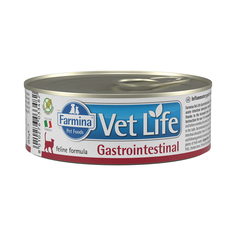 Влажный корм для кошек Farmina Vet Life Gastrointestinal, паштет, курица, 12шт, 85г