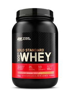 Сывороточный протеин Optimum Nutrition Gold Standard 100% Whey 2 lb Strawberry Banana