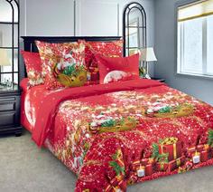 Покрывало стеганное из перкаля, Новогодние огни 1, Размер: Евро Текс Дизайн