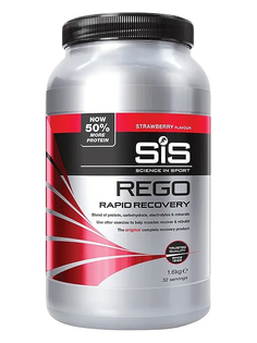 Напиток углеводно-белковый в порошке SiS REGO Rapid Recovery, 1,6кг (Клубника)