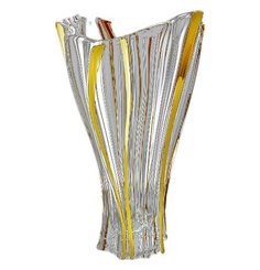 Ваза для цветов 32 см Aurum Crystal "Plantica С золотом" 125949