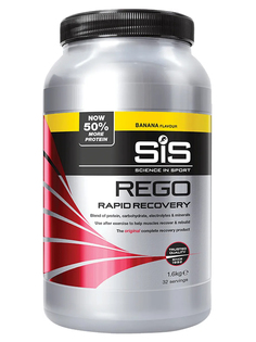 Напиток углеводно-белковый в порошке SiS REGO Rapid Recovery, 1,6кг (банан)