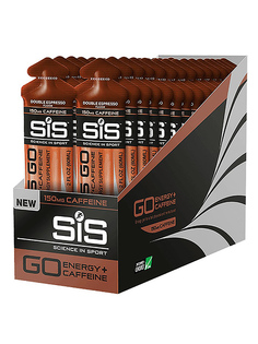 Гель изотонический с кофеином 150мг GO ENERGY, SiS, 30шт по 60мл (двойной эспрессо)