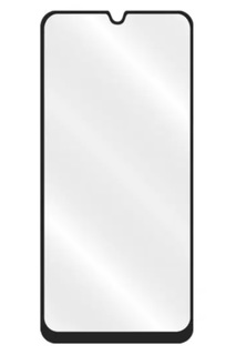 Защитное стекло LuxCase для Galaxy M30S, прозрачное, 0,33 мм, черная рамка (78137)