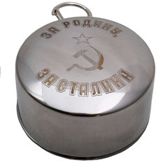 Складной стакан "За Родину, за Сталина" с карабином (150 мл) No Brand