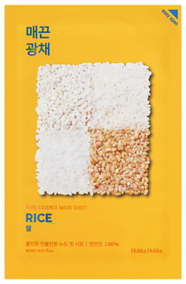 Маска для лица Holika Holika Pure essence Mask Sheet Rice 20 мл
