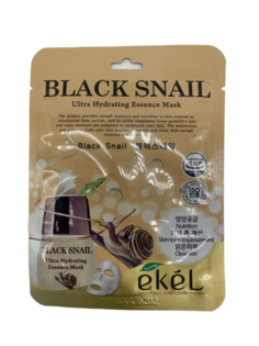 Маска для лица Ekel Ultra Hydrating Essence Mask Black Snail 25 мл