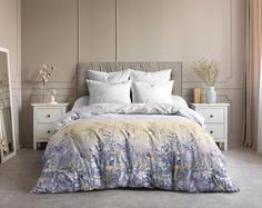 Постельное белье "Ночь нежна" из поплина Утренняя свежесть золото 2 спальное