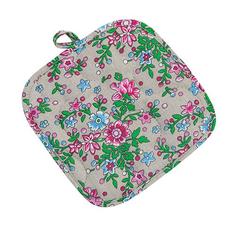 Прихватка "Радушная хозяйка" бязь, Полевые цветы 18х18 Традиция