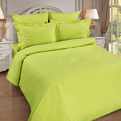 Пододеяльник "Цвет эмоций", поплин; Лайм; Традиция