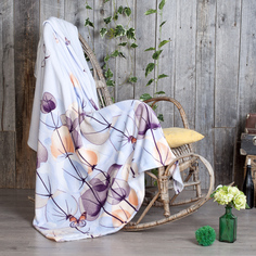 Плед "Амели" велсофт, 100% полиэстер, "Хлопок" Традиция