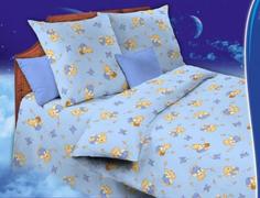 Комплект постельного белья Традиция ясельный Карамелька За мёдом, голубой 1735620