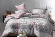 Постельное белье "LUXOR" из поплина 32185 А/В 2 спальное евро простыня Бояртекс