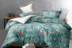 Постельное белье "LUXOR" из поплина 3881 A/B 2 спальное евро простыня Бояртекс