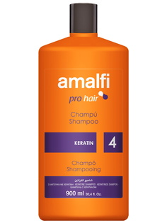 Шампунь для ухода за волосами AMALFI keratin 900 мл Amalfy