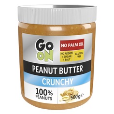 Арахисовая паста Go On Peanut Butter 100 % Peanuts Crunchy 500g Sante
