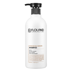 Шампунь для волос с кератином Floland Premium Silk Keratin Shampoo