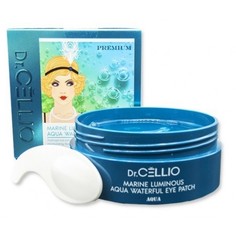 Гидрогелевые патчи Dr.Cellio с гиалуроновой кислотой marine luminous aqua waterful patch