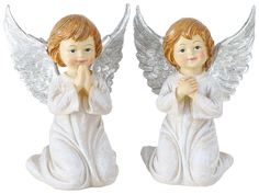 Фигурка АНГЕЛОЧЕК ЛЮСИЛЬ со скрещенными ладошками, полистоун, 12 см, Boltze