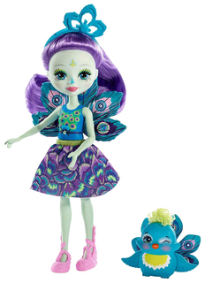 Кукла Enchantimals Mattel с питомцем Пэттер Павлина