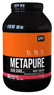 Протеин QNT Metapure Zero Carb, 1000 г, strawberry