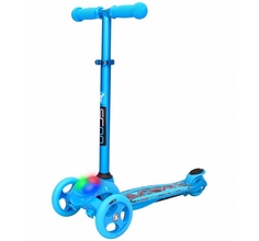 Самокат детский Y-Scoo Trio Diamond 120 мм Kaleidoscope blue