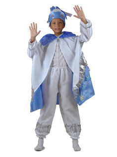 Костюм карнавальный Карнавалия.рф Зимний ветер детский р.32 (122-128 см)