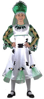 Костюм карнавальный Карнавалия.рф Березка в кокошнике детский р.32 (122-128 см)