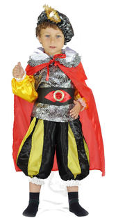 Костюм карнавальный Карнавалия.рф Принц с плащом детский р.30 (116-122 см)