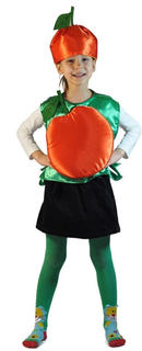 Костюм карнавальный Карнавалия.рф Абрикос детский р.26-34 (94-128 см)