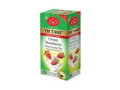 Чай зеленый в пакетиках для чашки Ти Тэнг Cream Strawberry 20*2 г