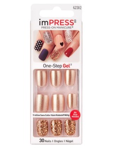 Твердый лак Kiss imPRESS «Золото Востока», короткая длина