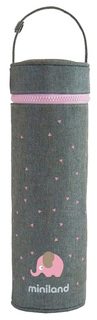 Термосумка для бутылочек Silky, 500 мл (розовый) Miniland