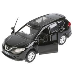 Инерционная металлическая машина Технопарк Nissan Xtrail черный, 12 см