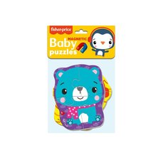 Магнитные пазлы Vladi Toys Baby puzzle Fisher-Price Мишка и пингвин 2 карт. 7 эл.VT3208-15