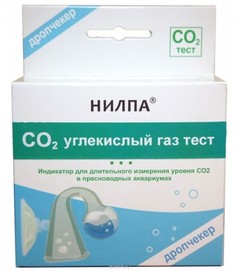 Тест для длительного измерения уровня CO2 в пресноводных аквариумах Нилпа "CO2"