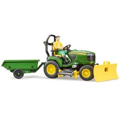 Трактор Bruder с прицепом и фигуркой John Deere 62-104