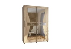 Стиль Шкаф-купе Комфорт 12 Прайм с фигурными зеркалами Sti:L