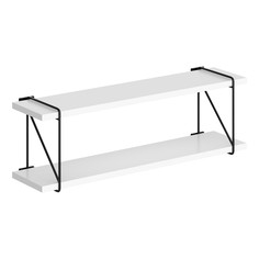 Полка с полкодержателями SKYLAND COFFEE SH4-ROD Белый 660х166х214