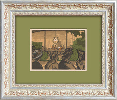Гравюра 1924 г. "Павловск. Эстрада." Rarita