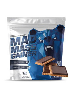 Концентраты пищевые Siberian Nutrogunz MAD MASS GAINER со вкусом "Шоколадное печенье", 2кг